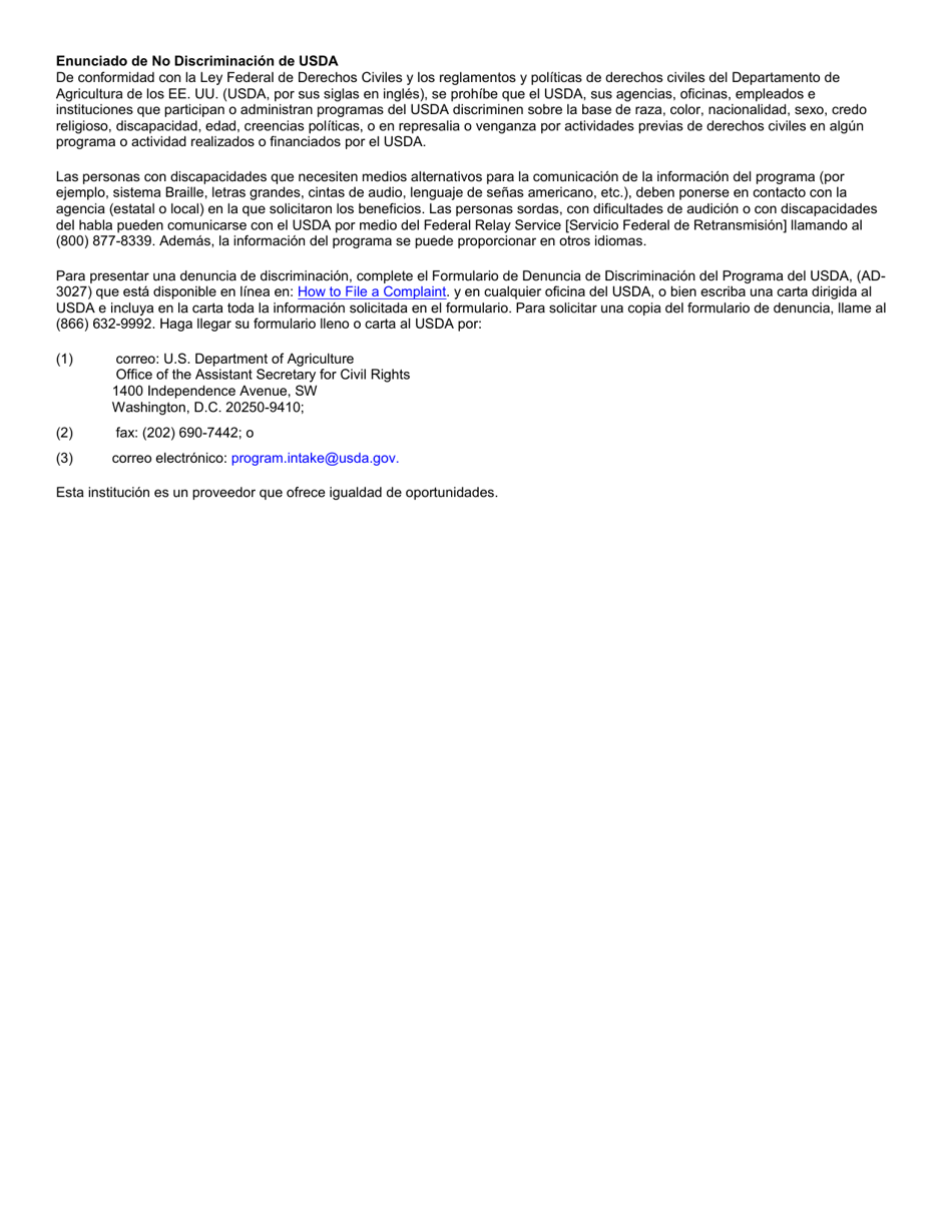 Formulario F-02431 Declaracion Sobre El Servicio Militar De Eua - Wisconsin (Spanish), Page 4