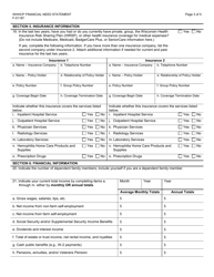 Form F-01187 Financial Need Statement - Wisconsin Hemophilia Home Care Program - Wisconsin, Page 3