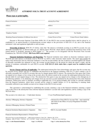 Attorney Iolta Trust Account Agreement - Wisconsin
