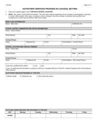 Form F-00785 Outpatient Mental Health Clinic Recertification Application - DHS 35 - Wisconsin, Page 5