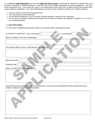 Form BE-001E Applicant Questionnaire and Affidavit - Sample - Wisconsin, Page 7