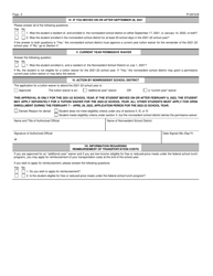 Form PI-9419-B Request for Tuition Waiver Due to Move - Wisconsin, Page 2