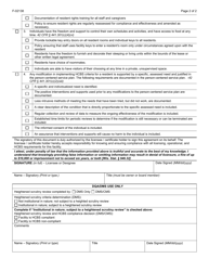 Form F-02138 Home and Community-Based Services (Hcbs) Compliance Review Request - Wisconsin, Page 2
