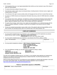 Form F-62601 Rights of Home Health Agency Patients - Wisconsin, Page 2