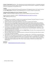 Instructions for Form F-02382 Hcbs Heightened Scrutiny Residential Provider Evidentiary Worksheet - Wisconsin, Page 2