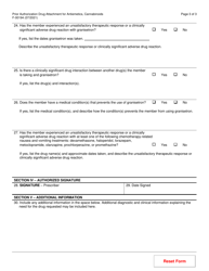 Form F-00194 Prior Authorization Drug Attachment for Antiemetics, Cannabinoids - Wisconsin, Page 3