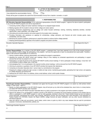 Form PI-1576 Student Enrollment Application - Wisconsin Educational Opportunity Program (Weop) - Wisconsin, Page 2
