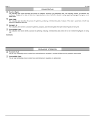 Form PI-1580 Precollege Scholarship Program Reviewer Criteria - Wisconsin, Page 4