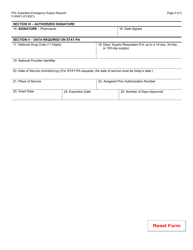 Form F-00401 Preferred Drug List (Pdl) Expedited Emergency Supply Request - Wisconsin, Page 2
