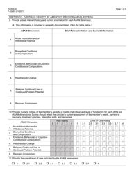 Form F-02567 Prior Authorization/Residential Substance Use Disorder Treatment Attachment (Pa/Rsud) - Wisconsin, Page 3