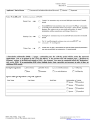 Form WDVA2450 Veterans Assistance Grant Application (Health Care Aid) - Wisconsin, Page 3