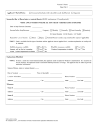 Form WDVA2453 Veterans Assistance Grant Application (Subsistence Aid) - Wisconsin, Page 3