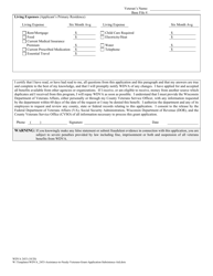 Form WDVA2453 Veterans Assistance Grant Application (Subsistence Aid) - Wisconsin, Page 7
