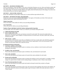 Instructions for Form F-00219 Self-employment Income Report: Farm Business - Wisconsin, Page 2