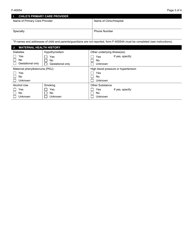 Form F-40054 Confidential Birth Defects Registry Report - Wisconsin, Page 3