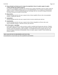 Instrucciones para Formulario F-00107 Reporte Del Ingreso De Trabajo Por Cuenta Propia - Wisconsin (Spanish), Page 4