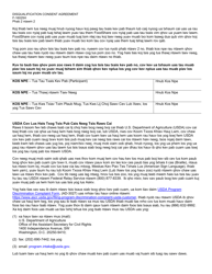 Form F-16025 Disqualification Consent Agreement - Wisconsin (Hmong), Page 2