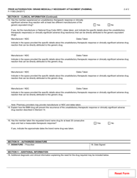 Form F-11083 Prior Authorization/Brand Medically Necessary Attachment (Pa/Bmna) - Wisconsin, Page 2