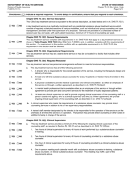 Form F-00515 Community Substance Abuse Services (Csas) Day Treatment Service Initial Certification Application - Chapter DHS 75.12 - Wisconsin, Page 2