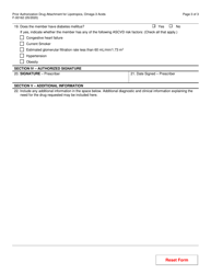 Form F-00162 Prior Authorization Drug Attachment for Lipotropics, Omega-3 Acids - Wisconsin, Page 3