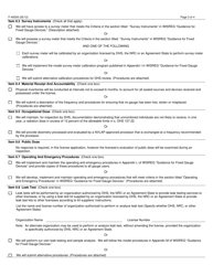 Form F-45009 &quot;Application for Radioactive Material License Authorizing the Use of Sealed Sources in Fixed Gauge Devices&quot; - Wisconsin, Page 3