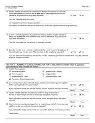 Form F-11075 Prior Authorization/Preferred Drug List (Pa/Pdl) Exemption Request - Wisconsin, Page 2