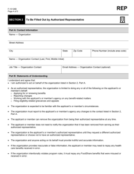 Form F-10126B Appoint, Change, or Remove an Authorized Representative - Organization - Wisconsin, Page 4