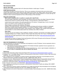 Form F-02314 Wisconsin Tuberculosis (Tb) Risk Assessment and Symptom Evaluation - Wisconsin, Page 2