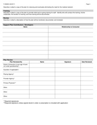 Form F-00926A Request for Use of Medical Restraints - Cltss - Wisconsin, Page 4