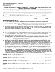 Form F-16026 Prosecution Diversion Agreement - Wisconsin (Hmong)