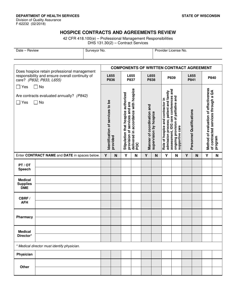F 62333 Form.pdf Form F-62232 - Fill Out, Sign Online and Download Printable PDF ...