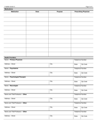Form F-62608 Request for Use of Medical Restraints - Wisconsin, Page 3