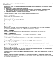 Instructions for Form F-01234 Explanation of Medical Benefits - Wisconsin, Page 6