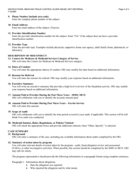 Instructions for Form F-02296 Medicaid Fraud Control Elder Abuse Unit Referral: Used in Partnership With HMOs and Mcos - Wisconsin, Page 2