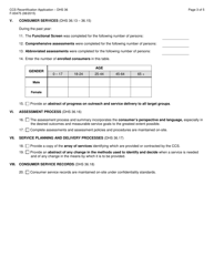 Form F-00475 Comprehensive Community Services (Ccs) for Persons With Mental Disorders and Substance Use Disorders Recertification Application - DHS 36 - Wisconsin, Page 3