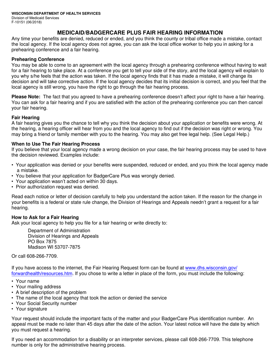 Form F-10097A Community-Based Long-Term Care Services Medicaid Income Allocation - Wisconsin, Page 4