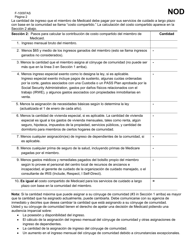Formulario F-10097A Asignacion De Ingreso De Medicaid Para Servicios De Cuidado a Largo Plazocon Base En La Comunidad - Wisconsin (Spanish), Page 2