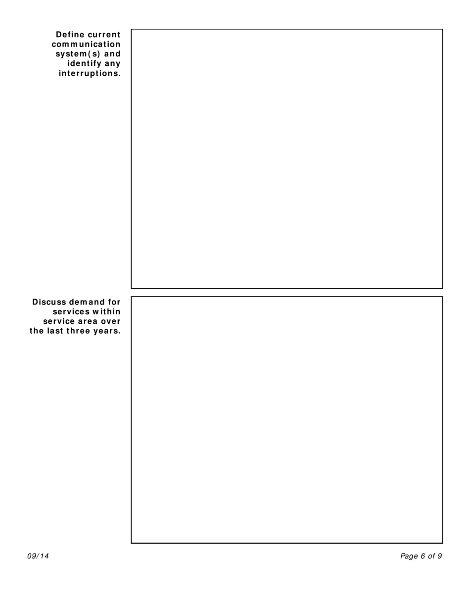 Emergency Medical Services (EMS) Needs Assessment Grant - EMS Agency Addendum - Wyoming, Page 6