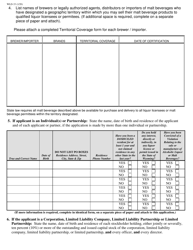Form WLD-33 Wholesale Malt Beverage License Application - Wyoming, Page 2