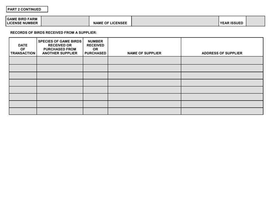 Game Bird Farm Report - Wyoming, Page 4