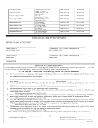 Taxidermist License Application - Wyoming, Page 2