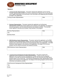Pre-hire Grant Application - Wyoming, Page 5