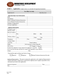 Apprenticeship Grant Application - Wyoming, Page 3