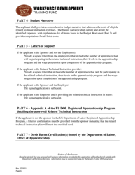 Apprenticeship Grant Application - Wyoming, Page 7