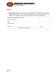 Internship Grant Application - Wyoming, Page 4
