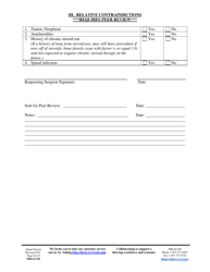 Preauthorization Check Sheet - Spinal Fusion - Wyoming, Page 3