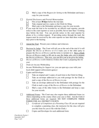 Checklist for Packet 1 Plaintiff Divorce With Minor Children - Wyoming, Page 7
