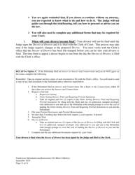 Family Law Information and Instructions (No Minor Children) - Wyoming, Page 11