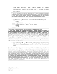 Affidavit of Imputed Income - Wyoming, Page 2