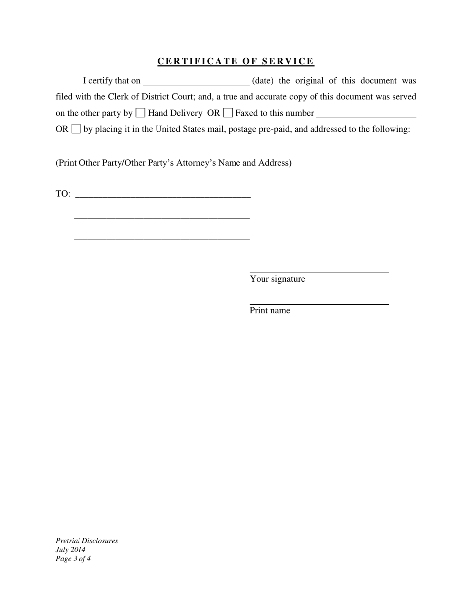 Pretrial Disclosures - Wyoming, Page 3